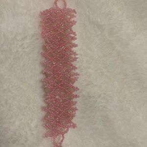 Beaded Rose Quartz bracelet